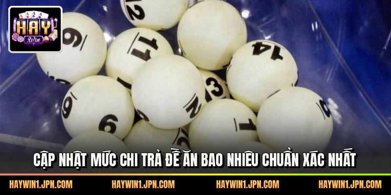 Cập nhật mức chi trả đề ăn bao nhiêu chuẩn xác nhất