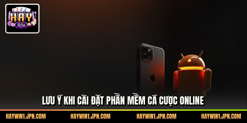 Lưu ý khi cài đặt phần mềm cá cược online