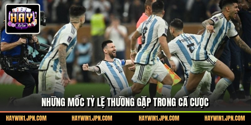 Những mốc tỷ lệ thường gặp trong cá cược