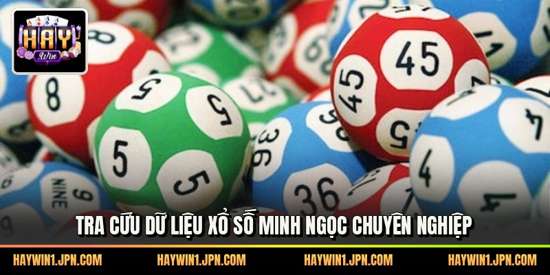 Tra cứu dữ liệu xổ số Minh Ngọc chuyên nghiệp